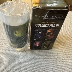 Star Trek Collectible Glass with Box - Green Design